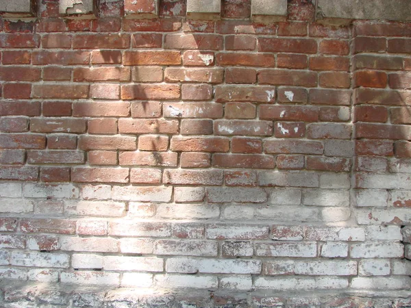 Фон старовинної старовинної брудної цегляної стіни — стокове фото