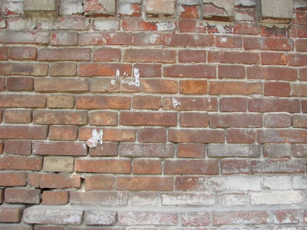 Arrière-plan de vieux mur de briques sales vintage — Photo