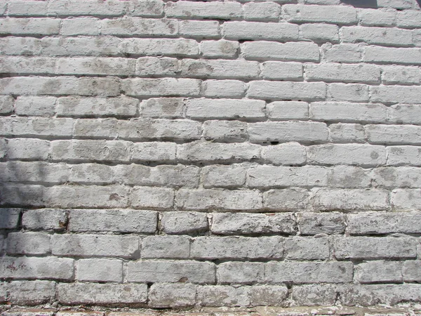 Muro de ladrillo blanco, perfecto como fondo, cuadrado — Foto de Stock