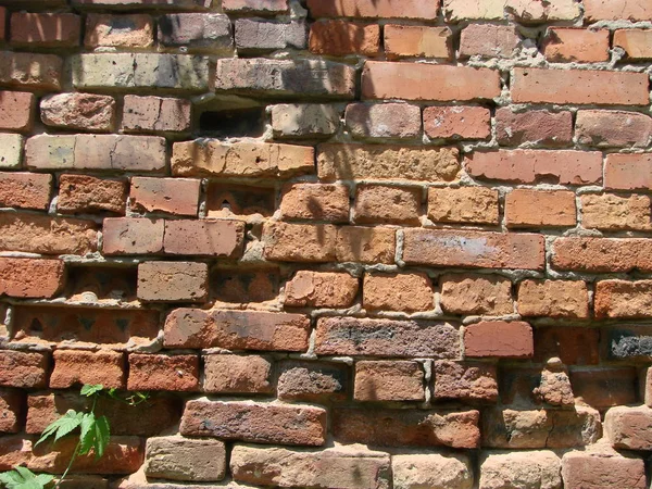 Background of old vintage dirty brick wall — Stock Photo, Image