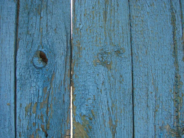 Vintage strand hout achtergrond oude blauwe kleur houten plank — Stockfoto