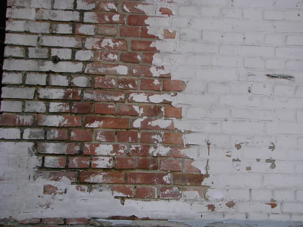 Background of old vintage dirty brick wall — Stock Photo, Image