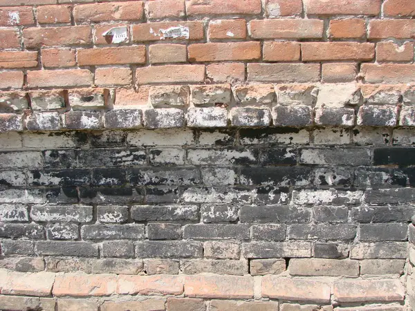 Background of old vintage dirty brick wall — Stock Photo, Image