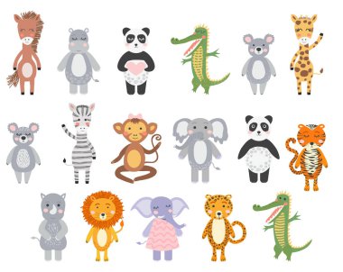 Sevimli İskandinav Tarzı Hayvanlar ve Tasarım Elemanları