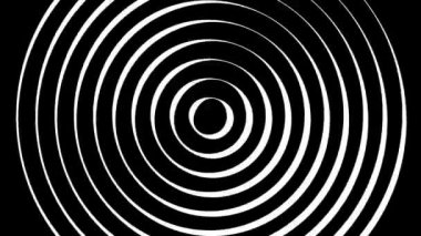 Spiral Tünel Animasyonları. Stop Motion, Düşük Çerçeve Oranı Efekti ile El Çizimi Biçimi