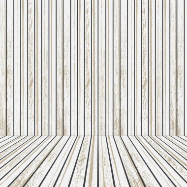 Beyaz ve kahverengi ahşap sahne reklam için