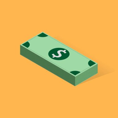 Toplu renk arka plan üzerinde banknot vektör