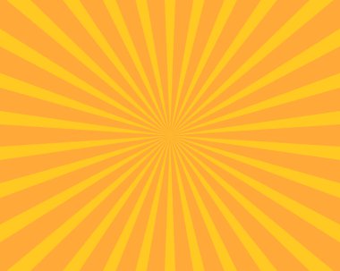 Sarı güneş patlaması illüstrasyon vektör arka plan. Soyut ve duvar kağıdı kavramı.