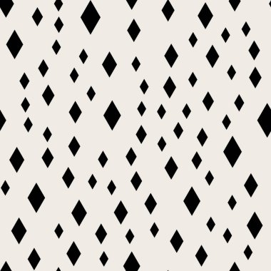 Dikişsiz desen arka plan. Modern Soyut ve klasik antika kavramı. Geometrik yaratıcı tasarım şık tema. İllüstrasyon vektör. Siyah ve beyaz renk. Dikdörtgen elmas kare şekli