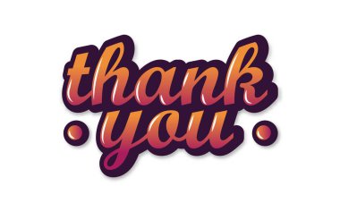 Teşekkür ederim el sanat poster grafik tasarım reklam olarak izole beyaz zemin üzerine mektup el yapımı hat kısa mesaj yazma