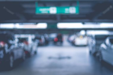 Araba otoparklar Mağazası, bulanık atış 