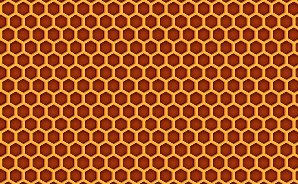 Sarang lebah madu pola tekstur latar belakang. Ilustrasi vektor - Stok Vektor