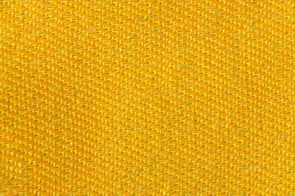 Yellow gold canvas fabric texture background. Textile and decora — Stock Photo, Image