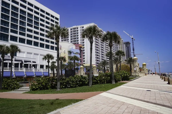 Daytona Beach seacape under tidig eftermiddag på denna Florida — Stockfoto