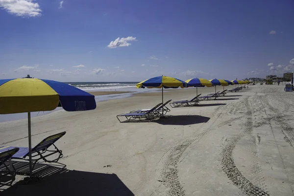 Daytona Beach seacape wczesnym popołudniem na tej Florydzie — Zdjęcie stockowe