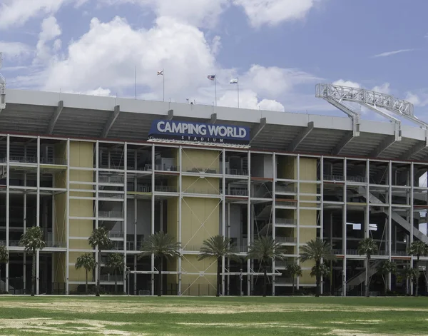 Estádio Mundial de Campismo localizado dentro dos limites da cidade do centro da cidade — Fotografia de Stock