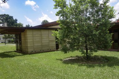 Güzel Frank Lloyd wright evi Lakeland, Florida bulunan 