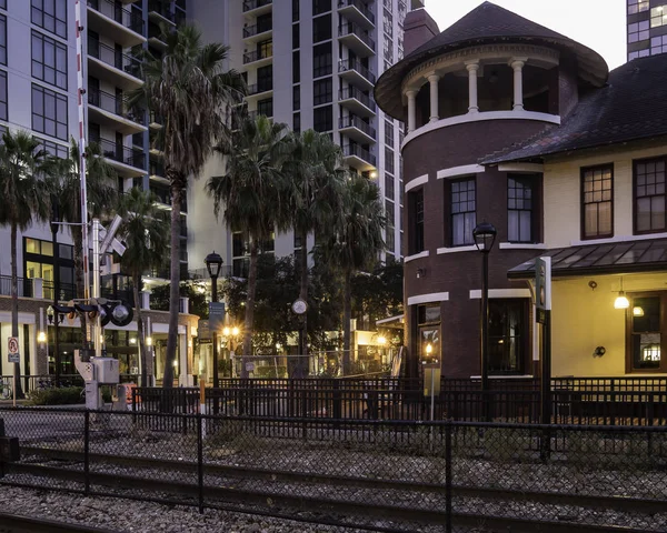 Church Street Station ofrece servicio de tren y comedor  . — Foto de Stock