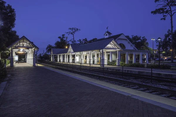 Estación de tren de Winter Park Florida que sirve al Winter Park Florida — Foto de Stock