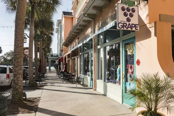 Ochtend bij Celebration Florida op een prachtige herfstdag — Stockfoto