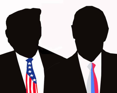 İki dünya lideri Donald Trump ve Vladimir Putin 