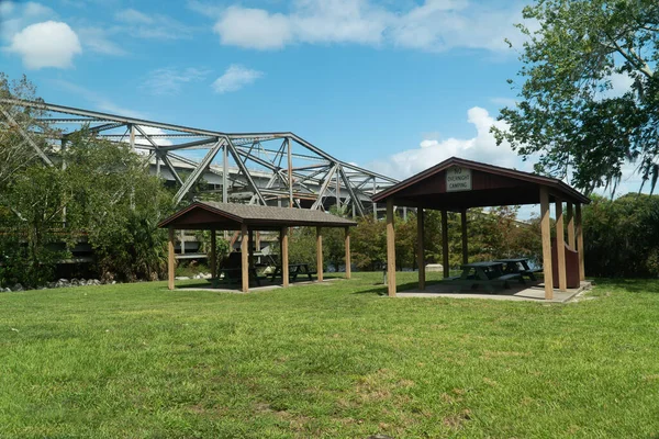 Bootsrampe Und Erholungsgebiet Lake Monroe Wayside Park Seminole Florida — Stockfoto