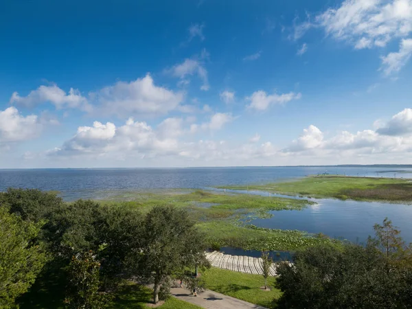 Tohopekaliga Gölü Nde Sabah Osceola County Florida Daki Lakefront Park — Stok fotoğraf