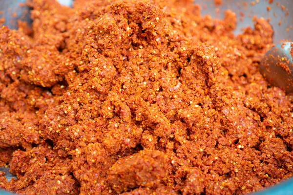 Pasta Curry Tailandés Rojo Con Espacio Copia — Foto de Stock