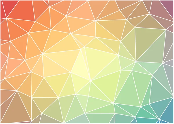 Polygon Colorful Background Abstract Vector — Stock Vector