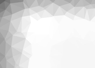 Gri soyut ve beyaz geometrik arka plan