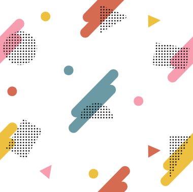 Soyut geometrik tarzı desen