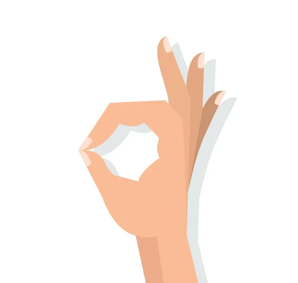 Hand Sign Vector — Stock Vector