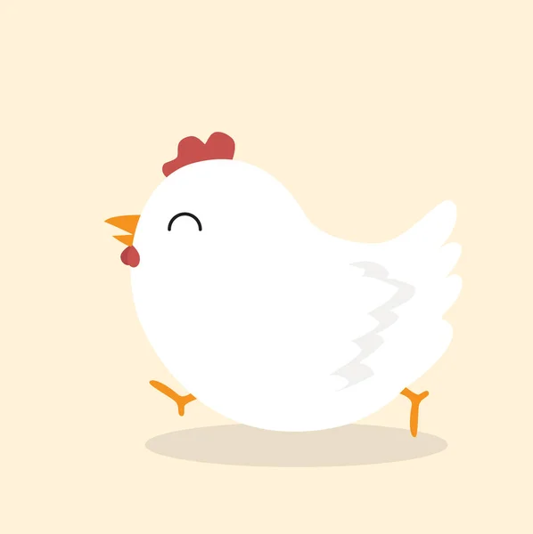Niedliche Hühnertier Vektor — Stockvektor