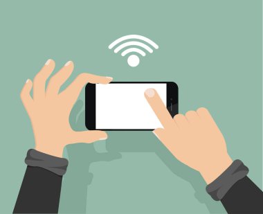 iş el ile dokunmatik telefon bağlanmak