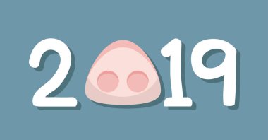 Domuz burunlu yeni 2019 yılı