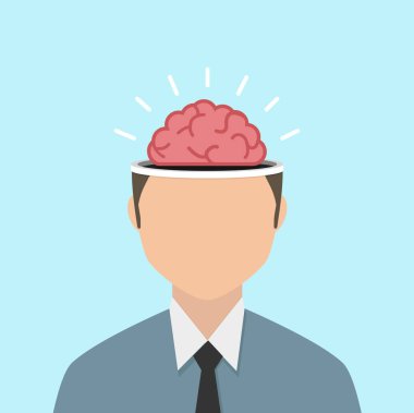 İşadamı beyin fırtınası kavramı