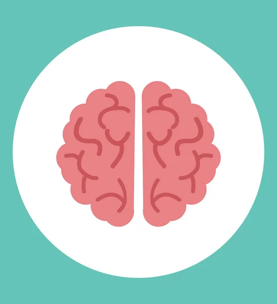 Creative Brain Vector Icon — Stock Vector