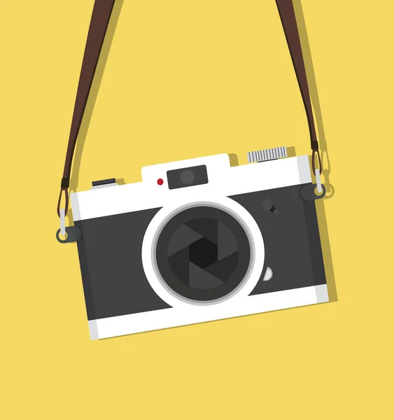 复古挂老式相机带 — 图库矢量图片