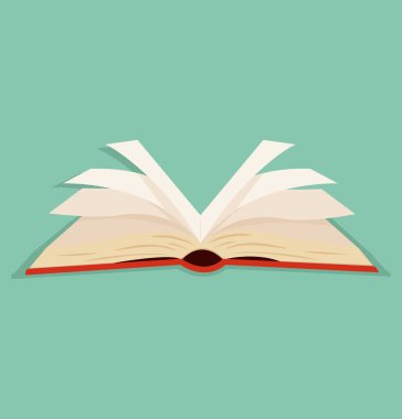rüzgar sayfalarında çırpınan ile açık kitap.