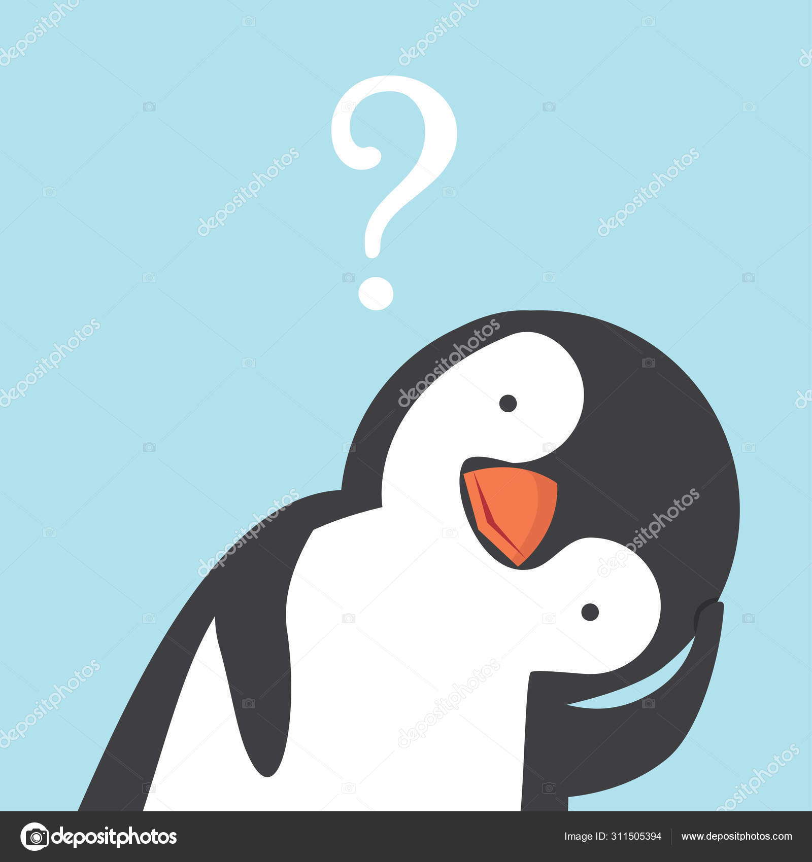 Cute Funny Penguin