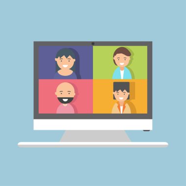 Bilgisayar Monitörü ile Bilgisayar Görüntüsü Çağrısı