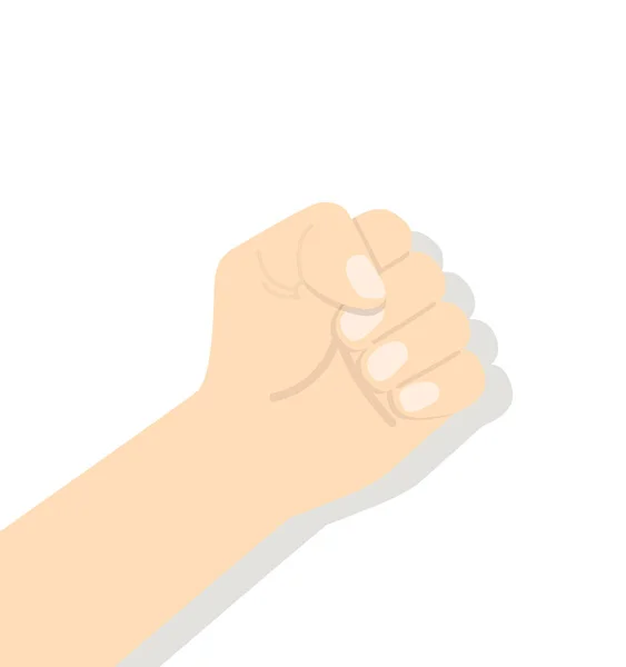 Hand Raised Fist Vector Illustrations — Stock Vector