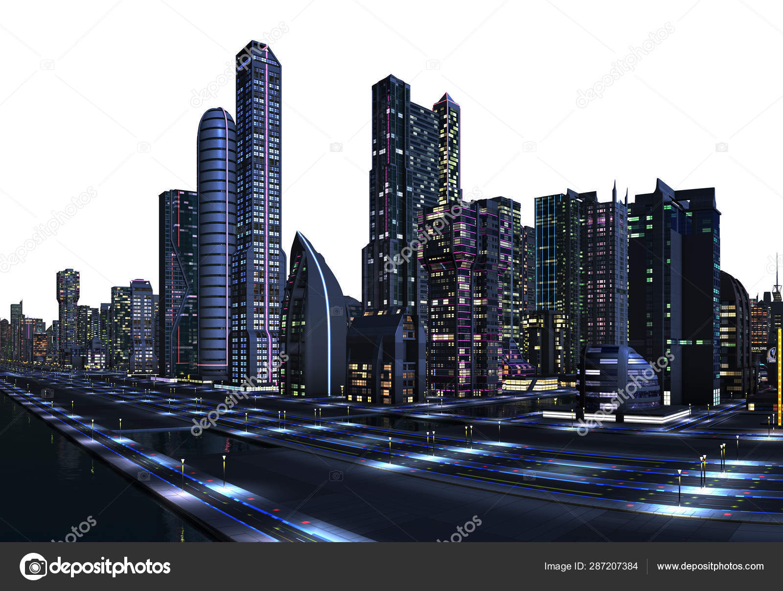 Thành phố tương lai: Hãy dạo quanh trong thành phố tương lai đầy mơ ước và kì vĩ trong hình ảnh đầy sắc màu. Đây là một bức tranh tuyệt đẹp về tương lai của nhân loại và một nguồn cảm hứng cho những giấc mơ về tương lai.