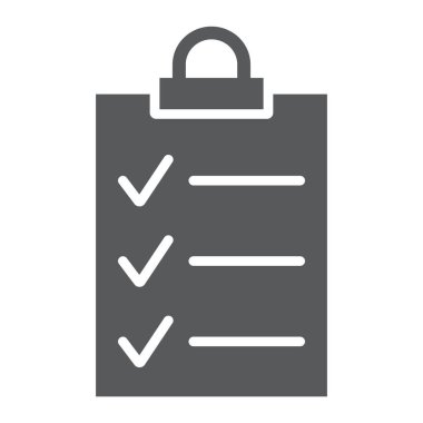 Pano glif simgesi, ofis ve iş, Yönetim Kurulu üye, vektör grafikleri, beyaz bir arka planda eps 10 katı bir desen.