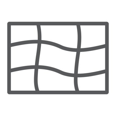 Kafes aracı satırı simgesi, araçları ve vektör grafikleri, beyaz bir arka planda eps 10 doğrusal bir desen tasarımı, araç işareti,.