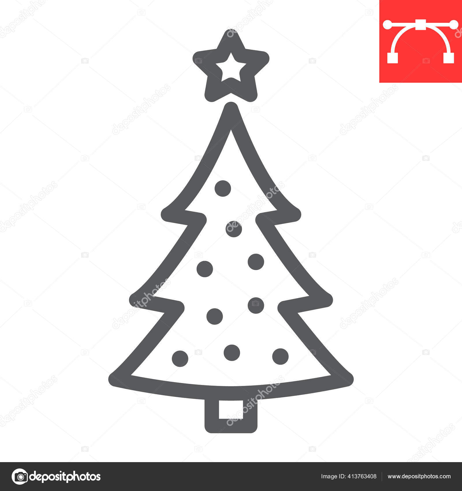 クリスマスツリーラインアイコン メリークリスマスとクリスマス モミの木のサインベクトルグラフィックス 編集可能なストローク線形アイコン Eps 10 ストックベクター C Amin268 クリスマスツリーラインアイコン メリークリスマスとクリスマス モミの木のサインベクトルグラフィックス 編集可能なストローク線形アイコン Eps 10 ストックベクター C Amin268
