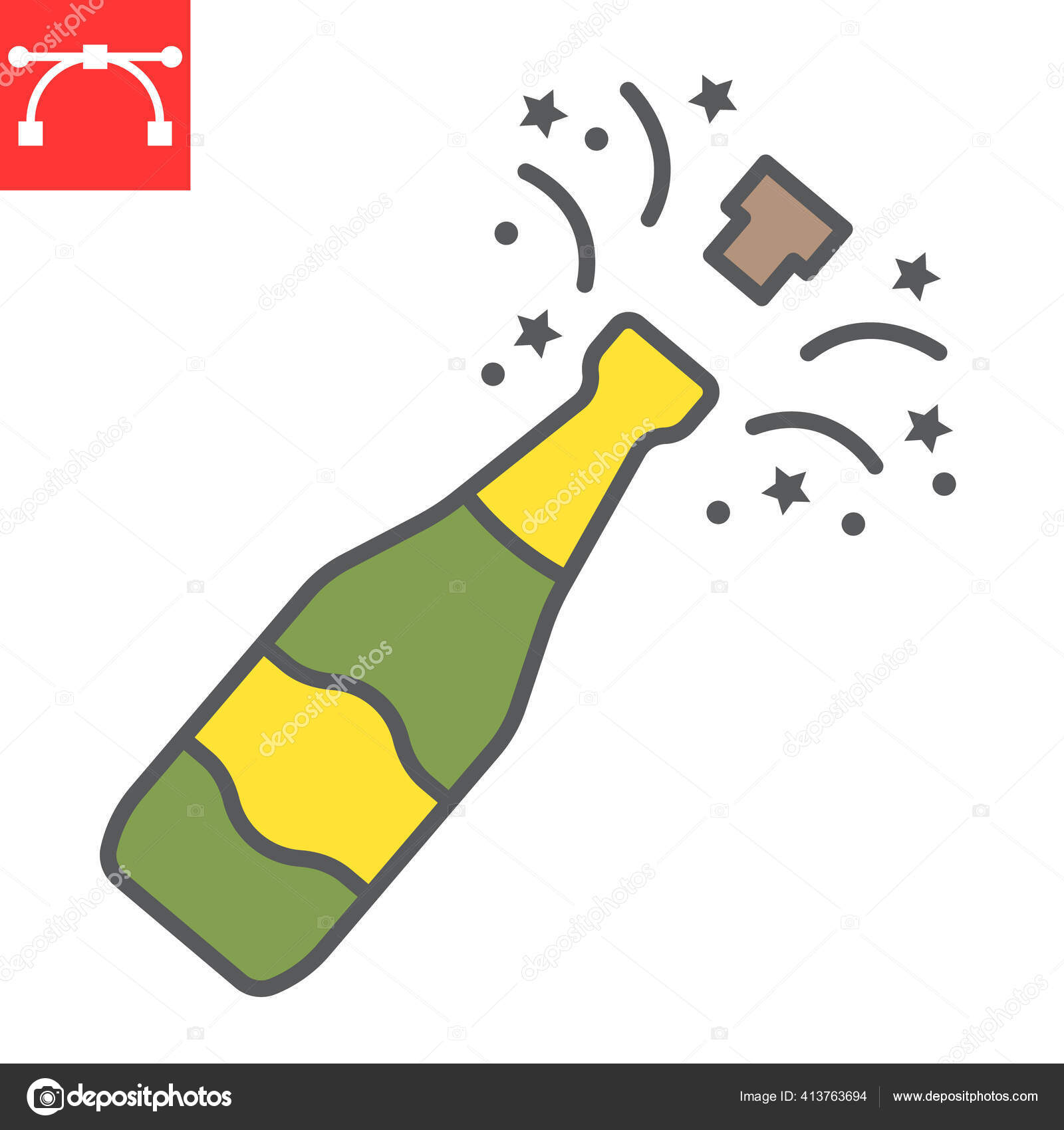Champagne bottle pop Vector Art Stock Images | Depositphotos Champagne bottle pop Vector Art Stock Images | Depositphotos