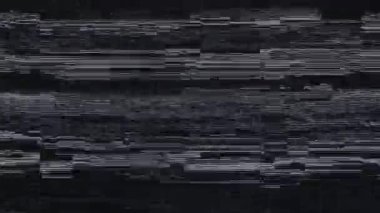 Titrek Gürültü ve Analog Sinyal Paraziti ile Dijital Glitch ve TV Statik Ekran Bozukluğu