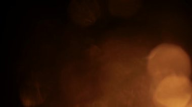 Golden bokeh lights light leak lens flare luxurious abstract overlay transition