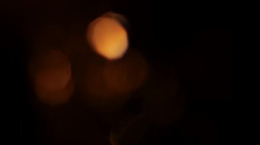 Golden bokeh lights light leak lens flare luxurious abstract overlay transition